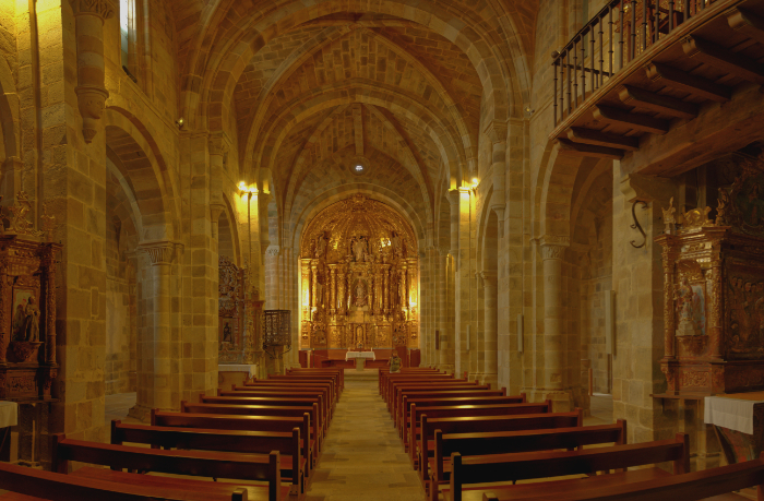 Vista general desde el lado occidental de la iglesia del monasterio de Valdedios